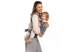 Mochila Portabebé Evolutiva BOBA X Recién Nacido A Partir De 4Kg, Ideal para Uso Diario O Montaña,100% Ajustable y Ergonómica, Adaptable y Muy Fácil De Usar, Grey