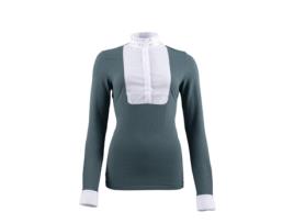 Polo de Mulher para Equitação CAVALLERIA TOSCANA Competição Sequins Azul (L)