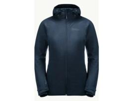 Impermeável de Mulher JACK WOLFSKIN Glaabach Azul (XS)