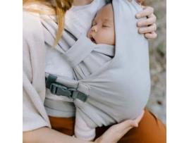 Mochila porta-bebês BOBA BOBA Bliss para recém-nascidos e crianças pequenas, porta-bebês ergonômico evolutivo sem nós, macio e elástico, vencedor do melhor porta-bebês 2023, cinza