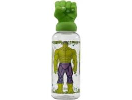 Garrafa Tampa 3D 560Ml Avengers Invincible Force: Hulk