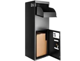 Caixas de Entrega de Pacotes para Caixa de Entrega Externa Fechadura Codificada de 13,9 X 11,6 X 42 Polegadas VEVOR