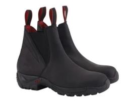 Botas de Unissexo para Equitação EQUIPAGE Biqueira Toscana Aço Preto (35)