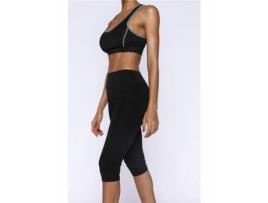 Leggings de Mulher para Fitness ONAMASTE Palma Preto (S/M)