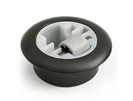 Rolo de borracha cinzento dirigível com carga de borracha macia cinzenta 50Kg/Wheel de 40Mm HAFELE