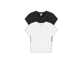 T-Shirt de Mulher ORGANIC BASICS Core Branco (S)