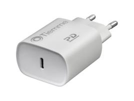 Adaptador de Corrente Usb de 1 Porta 20W Cabo Usb-C TIEMME