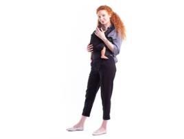 Mochila Portabebé Evolutiva BOBA X Recién Nacido A Partir De 4Kg, Ideal para Uso Diario O Montaña,100% Ajustable y Ergonómica, Adaptable y Muy Fácil De Usar, Black Beauty