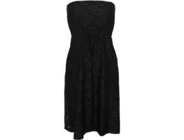 Vestido de Mulher URBAN CLASSICS Grandes Renda Preto (2xL)