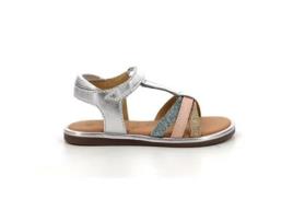 Sandálias de Menina MOD 8 Paradis Prateado (28)
