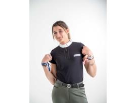 Camisa de Mulher LE SABOTIER Pólo Competição Elmee Preto (38)