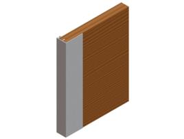 Perfil Vertical Ducado Alum 2.75 Prata Mate TRENTADUE