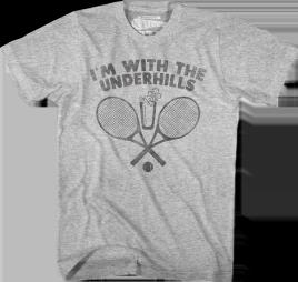 T-Shirt Unissexo DEEPSTONE I'M With The Underhills Fletch Urze Cinza L