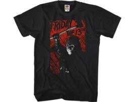 T-Shirt Unissexo DEEPSTONE Swinging Ax Friday The 13Th Preto L