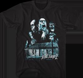 T-Shirt Unissexo DEEPSTONE Cabin Collage Evil Dead Preto L