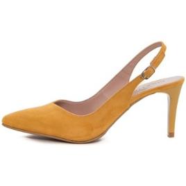 Escarpim 1068  Amarelo Disponível em tamanho para senhora. 36,38.Mulher > Calçasdos >Sapatos de Salto