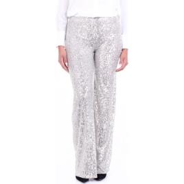 L'autre Chose  Calças BJ560429041  Prata Disponível em tamanho para senhora. IT 38,IT 40,IT 42,IT 44,IT 46.Mulher > Roupas > Calças   