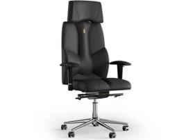 Cadeira de Escritório Ergonómica KULIK SYSTEM Business PU Couro (Preto -130x50x50cm)