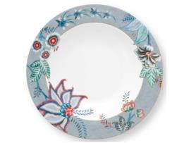 Prato PIP STUDIO Flower Festival Azul 21.5Cm