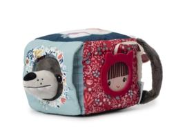 Cubo de destreza Louis, o lobo LILLIPUTIENS  (Idade mínima: 12 meses)