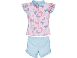 Fato de Banho de 1 Peça com Proteção Uv para Bebé Menina PLAYSHOES Butterfly