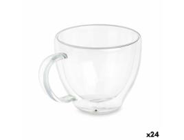 Kop Transparente Vidro de Borosilicato 140 Ml 24 Unidades