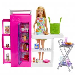 BARBIE - Despensa da Barbie c/ Boneca HJV38