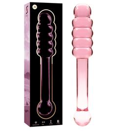 NEBULA SERIES BY IBIZA™ - MODELO 20 DILDO VIDRO BOROSILICADO 20,5 X 3 CM ROSA