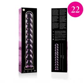 NEBULA SERIES BY IBIZA? - MODELO 22 DILDO VIDRO BOROSILICADO 21,5 X 2,5 CM ROSA
