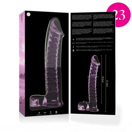 NEBULA SERIES BY IBIZA? - MODELO 23 DILDO VIDRO BOROSILICADO 21,5 X 4 CM ROSA