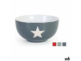 Tigela HOME STYLE Star 525 Ml Cerâmica 6 Unidades