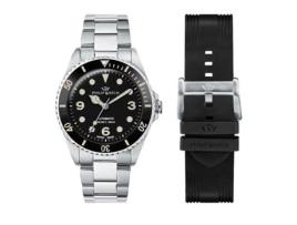 Relógio Masculino PHILIP WATCH R8223216008 Preto Prateado