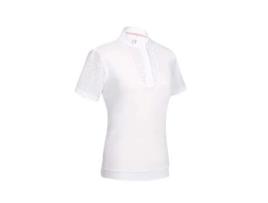 Polo de Mulher para Equitação LE SABOTIER Appoline Branco (40)
