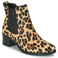 Botins HASNI  Castanho Disponível em tamanho para senhora. 36,37,38,39,40,41,42,35.Mulher > Sapatos > Botins