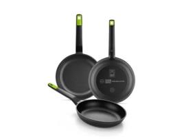 Pacote de 3 Panelas Sutiã Gastro A841201/ Ø18cm/ Ø22cm/ Ø26cm/ Adequado para Indução