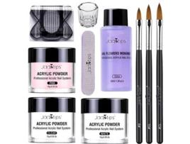 40ml Acrílico Unhas Cores Com Pincel Unhas Art Starter Conjunto Presente Ferramentas de Manicure