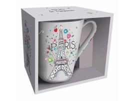 Caneca Cónica Caixa KIUB La Parisienne Blanc Te