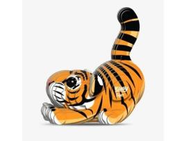 Puzzle EUGY Tiger 3D 34 Peças Animais