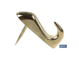 Blíster de 2 uds. cuelgacuadro clavar de latón n 2 venta unitaria