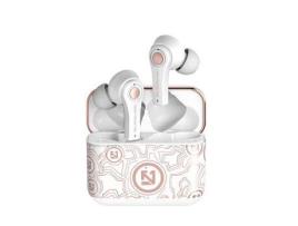 Auriculares Bluetooth True Wireless  NANA TS-100 (In Ear - Microfone - Branco)