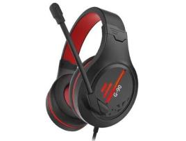 Auriculares Bluetooth NANA G90(Over Ear - preto vermelho)