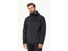 Impermeável de Homem JACK WOLFSKIN Weiltal Branco (XL)