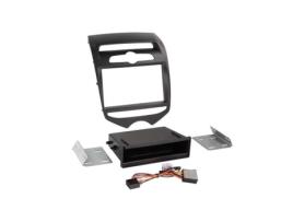 Adaptador Frontal Inbay 2-Din para Hyundai Ix20 Preto Fosco