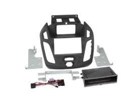 Kit de Suporte para Auto-Rádio Compatível com Ford Transit Connect Ap13 com Display Bolso Vazio Induction Qi Black