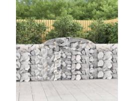 MAISON EXCLUSIVE Cestos Gabião Arqueados 30Pcs 300X30X100/120 Ferro Galvanizado