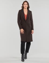 Ikks  Casacos BX44075  Castanho Disponível em tamanho para senhora. S,M,L,XL.Mulher > Roupas > Casacos