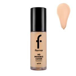 Base Invisible Cover HD Foundation SPF30 Flormar 30 ml