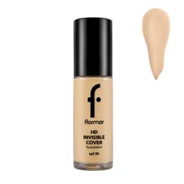Base Invisible Cover HD Foundation SPF30 Flormar 30 ml