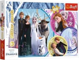 Puzzle - Frozen Glitter 100 Pcs