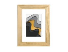 Moldura de Madeira Vigo Natural 13 X 18 Cm